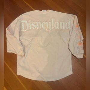 Disney Spirit Jersey Peachy Pink with flowers on sleeves